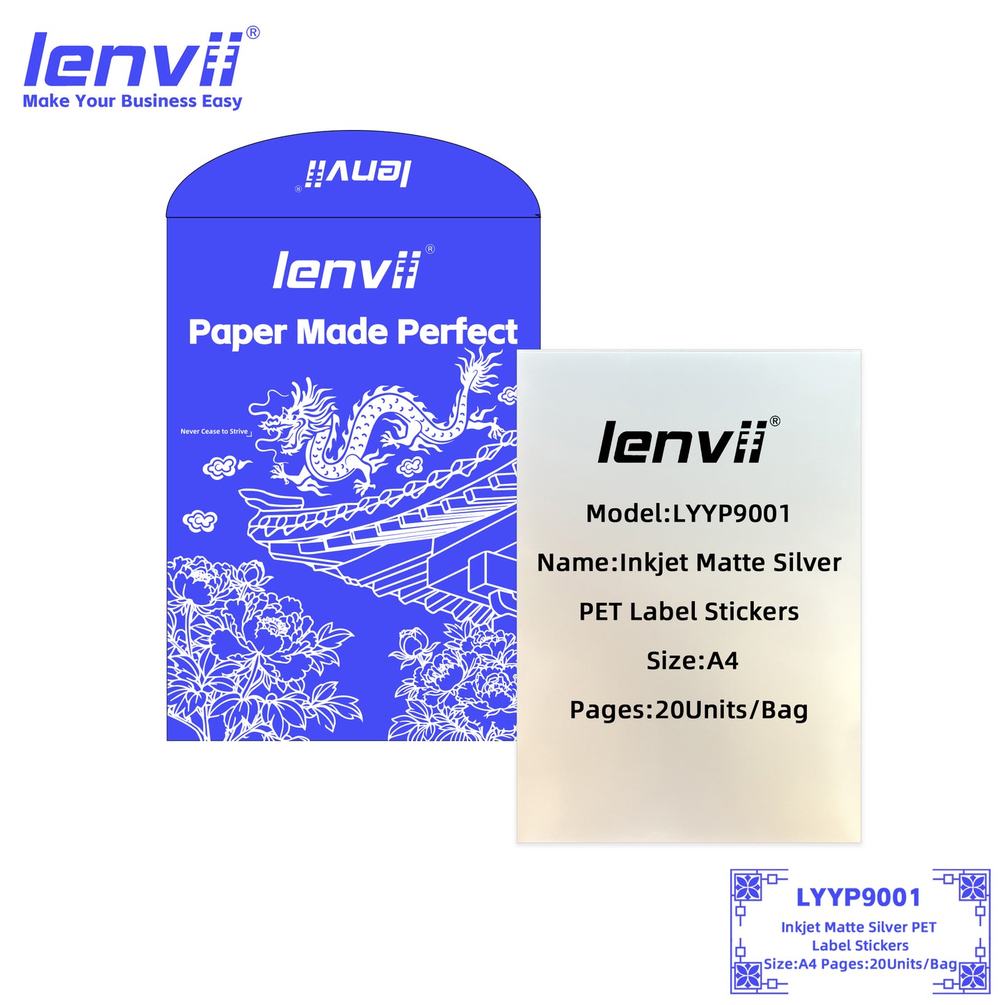 A4 Inkjet Matte Label Stickers