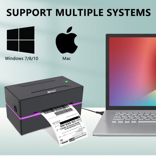 LENVII Customized Label Printer and Consumables Kit for Small Retail Stores