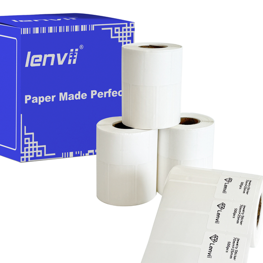 LENVII 70×25mm 5-Proof Jewelry Tags丨Removable Stickers