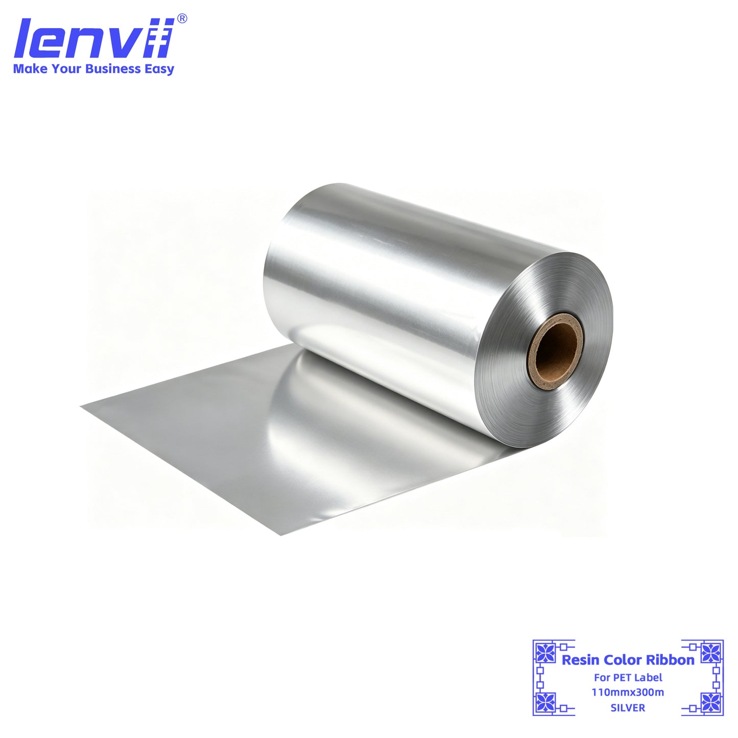 Color Resin Thermal Transfer Ribbon for PET Labels | 30–110mm