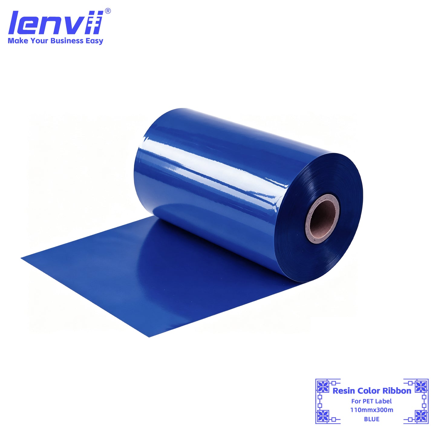 Color Resin Thermal Transfer Ribbon for PET Labels | 30–110mm