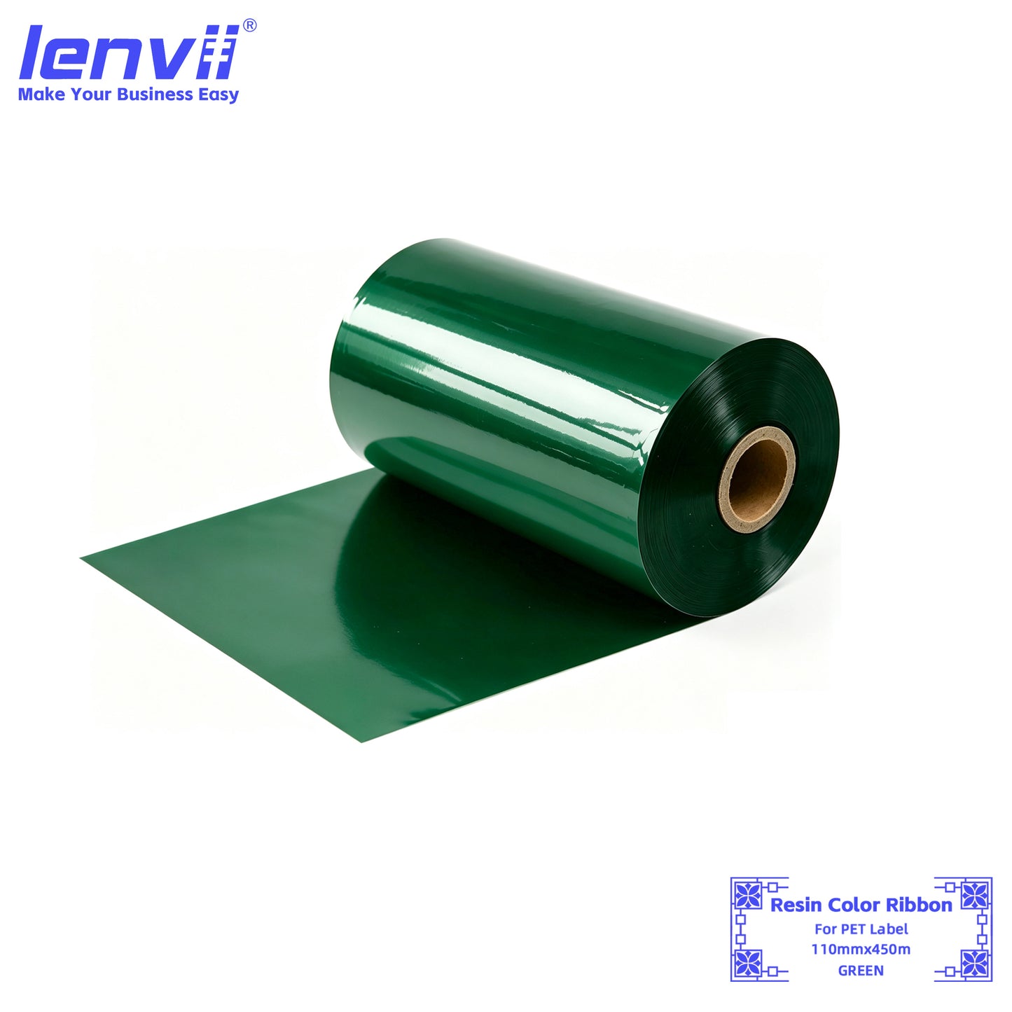 Color Resin Thermal Transfer Ribbon for PET Labels | 30–110mm