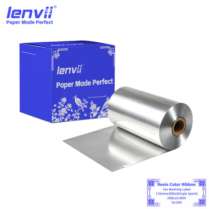 Color Resin Thermal Transfer Ribbon for Washing Care Labels | 8 Colors, 30–110mm – Lenviilabel