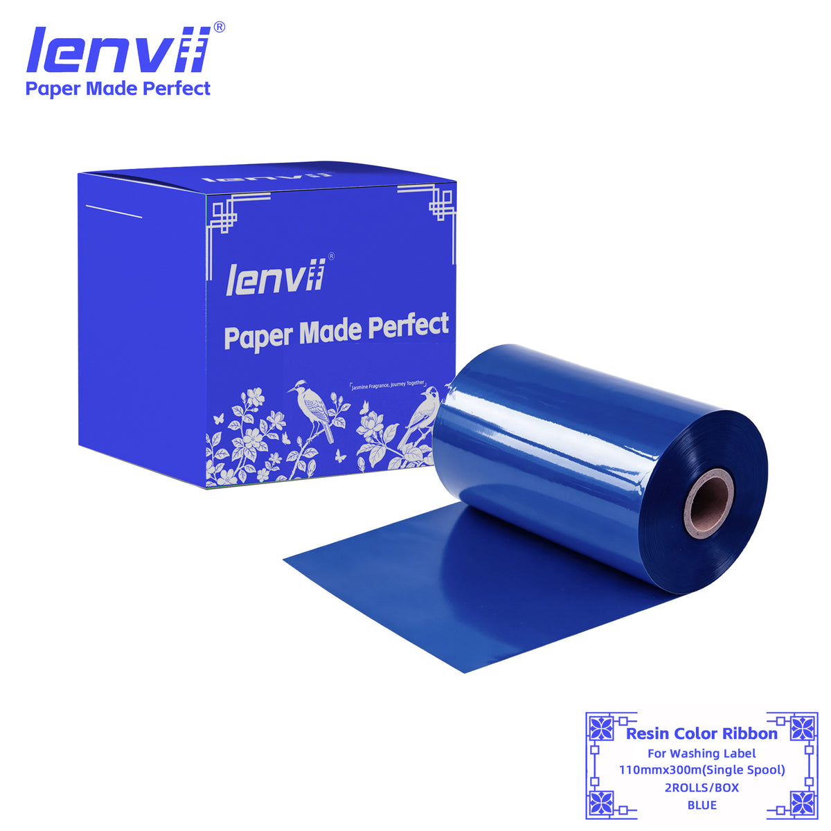 Color Resin Thermal Transfer Ribbon for Washing Care Labels | 8 Colors, 30–110mm – Lenviilabel