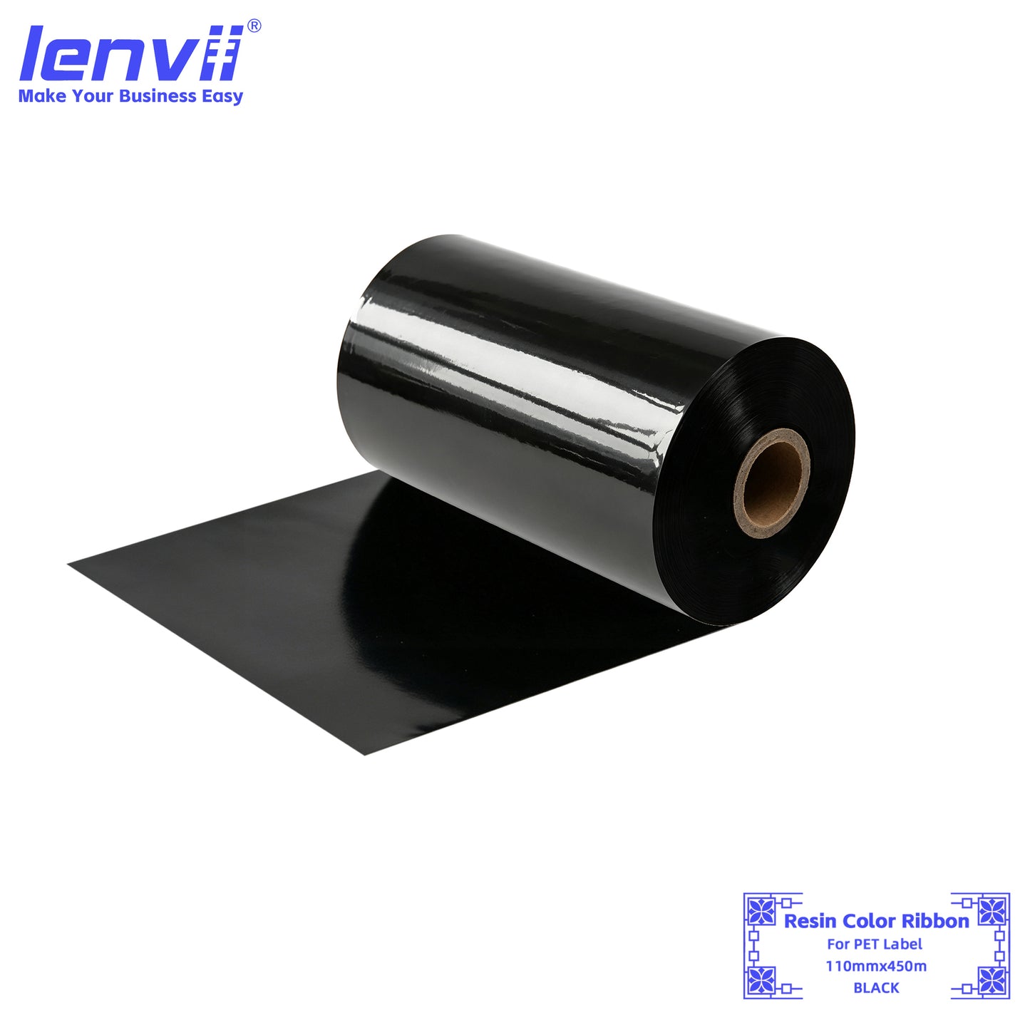 Color Resin Thermal Transfer Ribbon for PET Labels | 30–110mm