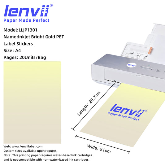 A4 Inkjet Bright Label Stickers