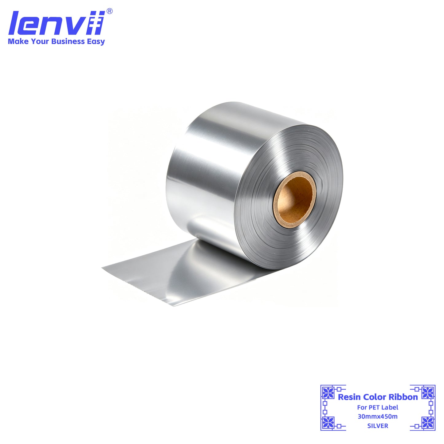 Color Resin Thermal Transfer Ribbon for PET Labels | 30–110mm