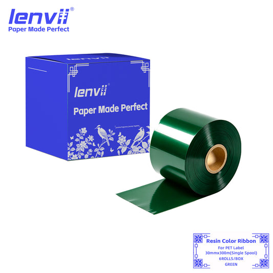 Color Resin Thermal Transfer Ribbon for PET Labels | 30–110mm