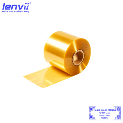 Color Resin Thermal Transfer Ribbon for PET Labels | 30–110mm