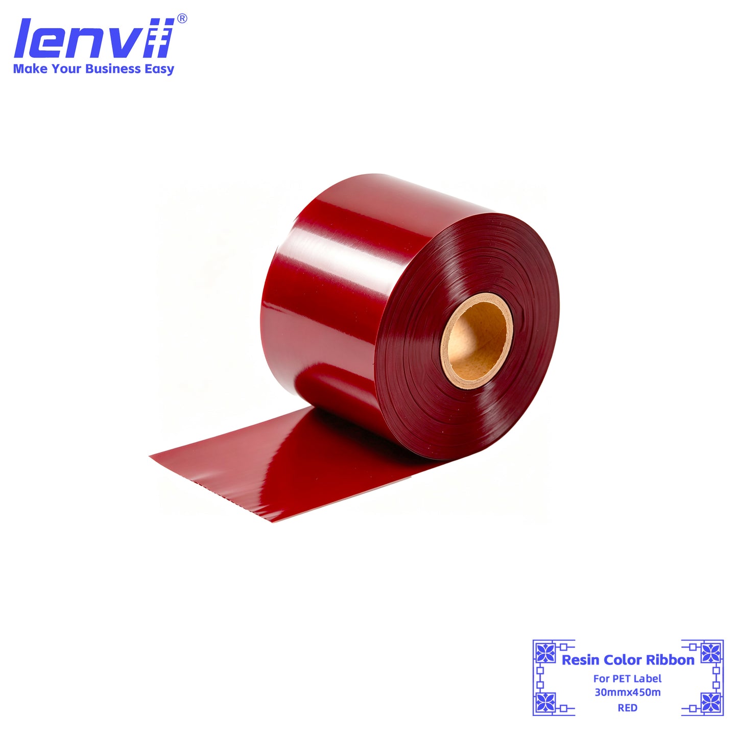 Color Resin Thermal Transfer Ribbon for PET Labels | 30–110mm