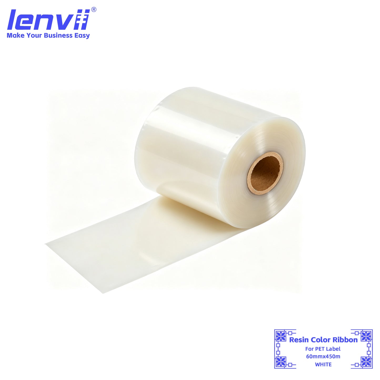 Color Resin Thermal Transfer Ribbon for PET Labels | 30–110mm