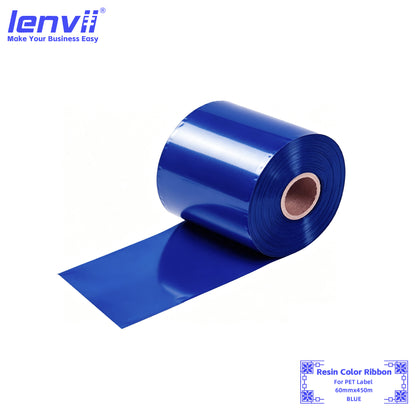 Color Resin Thermal Transfer Ribbon for PET Labels | 30–110mm
