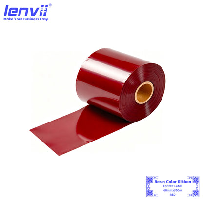 Color Resin Thermal Transfer Ribbon for PET Labels | 30–110mm
