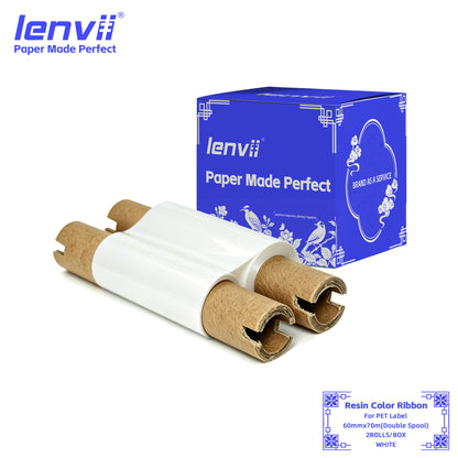 Color Resin Thermal Transfer Ribbon for PET Labels | 30–110mm Double axis