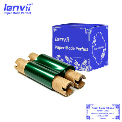 Color Resin Thermal Transfer Ribbon for PET Labels | 30–110mm Double axis