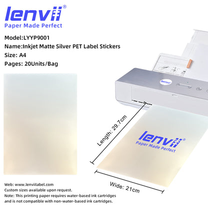 A4 Inkjet Matte Label Stickers