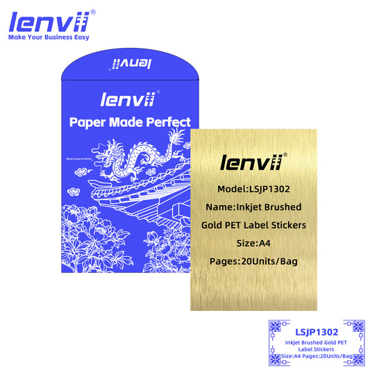 A4 Inkjet Brushed Label Stickers
