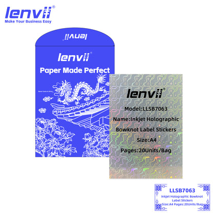 A4 Inkjet Holographic Label Stickers | 20 Sheets/Bag