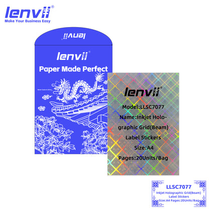 A4 Inkjet Holographic Label Stickers | 20 Sheets/Bag