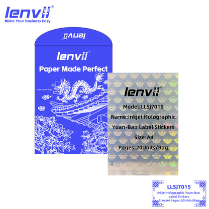 A4 Inkjet Holographic Label Stickers | 20 Sheets/Bag