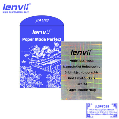 A4 Inkjet Holographic Label Stickers | 20 Sheets/Bag