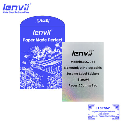 A4 Inkjet Holographic Label Stickers | 20 Sheets/Bag