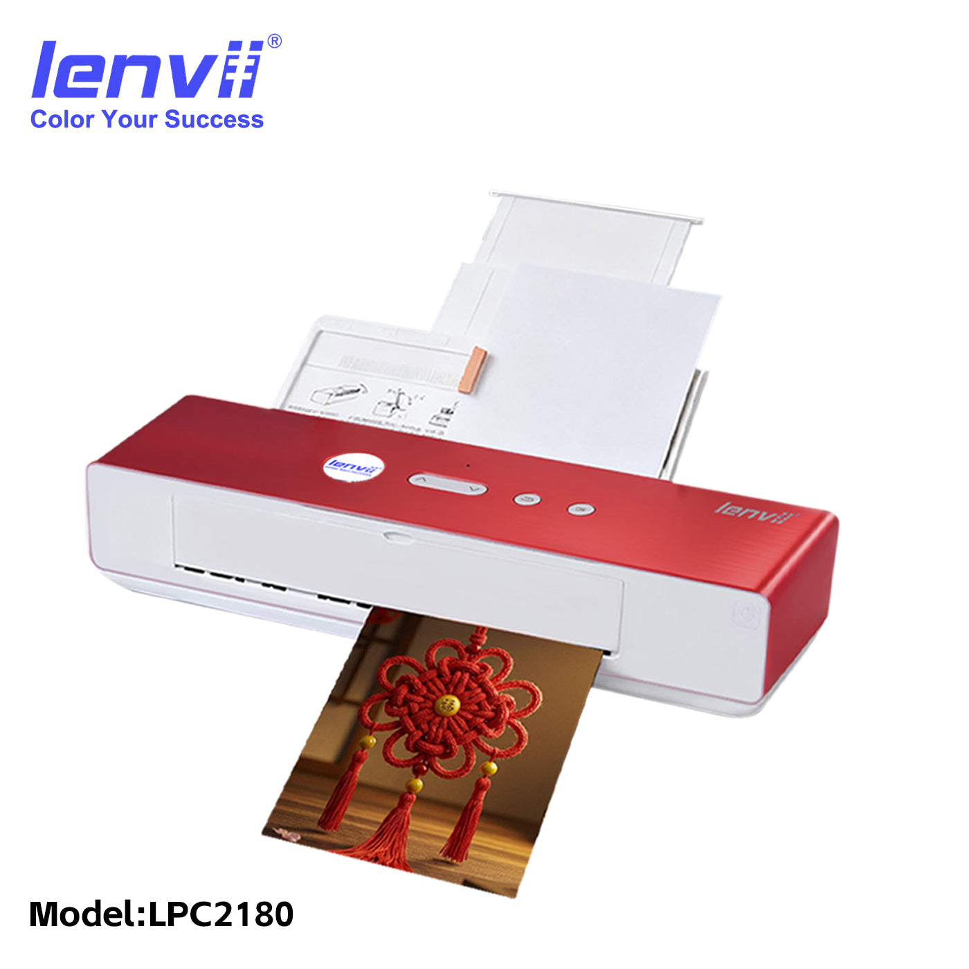 LENVII Portable Bluetooth A4 Printer - Wireless Thermal Printer for Office & Travel